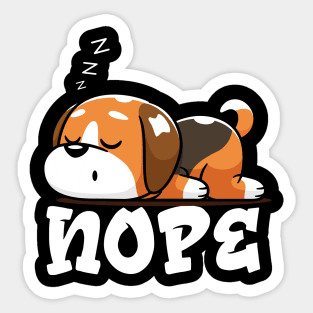 Dog Sleep Sticker